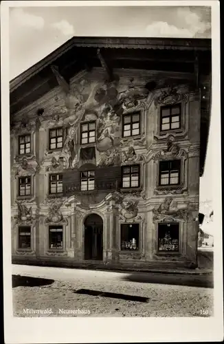 Ak Mittenwald in Oberbayern, Neunerhaus