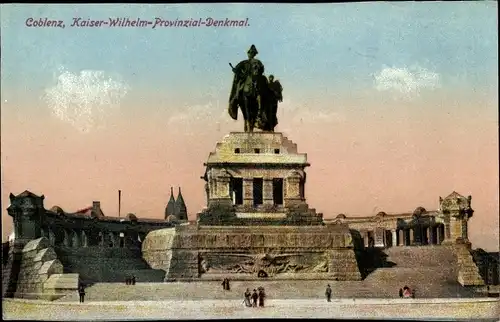 Ak Koblenz am Rhein, Kaiser-Wilhelm-Provinzial-Denkmal