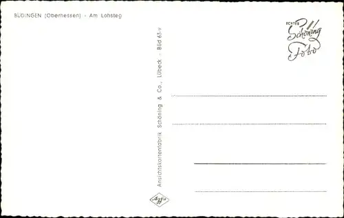 Ak Büdingen in Hessen, Lohsteg