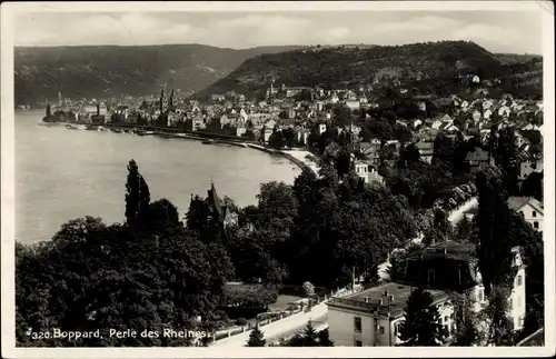 Ak Boppard am Rhein, Panorama