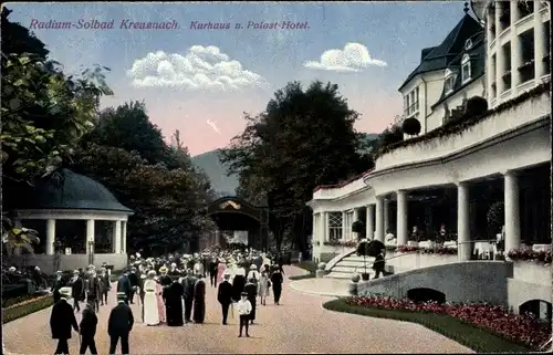 Ak Bad Kreuznach in Rheinland Pfalz, Kurhaus, Palast-Hotel