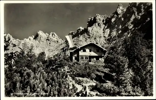 Ak Mittenwald, Mittenwalder Hütte, Karwendelgebirge