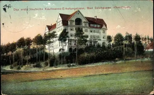 Ak Bad Salzhausen Nidda in Hessen, Kaufmanns-Erholungsheim