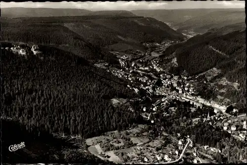 Ak Bad Wildbad im Schwarzwald, Panorama