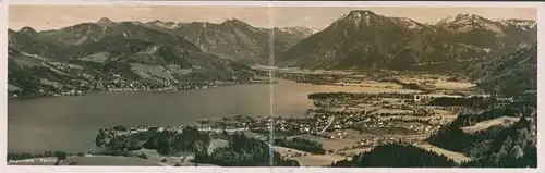 Klapp Ak Tegernsee in Oberbayern, Panorama