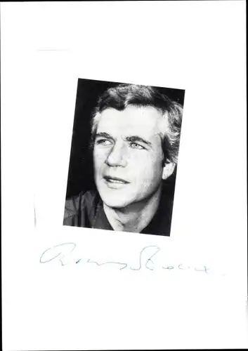 Ak Schauspieler Thomas Stroux, Portrait, Autogramm