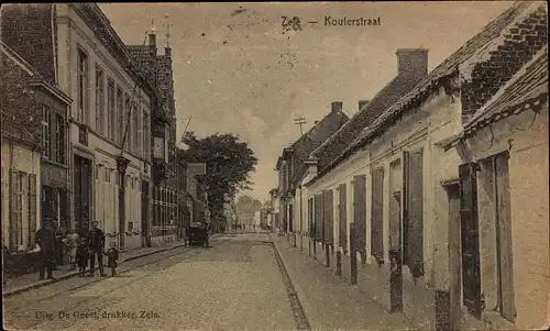 Ak Zele Ostflandern, Kouterstraat