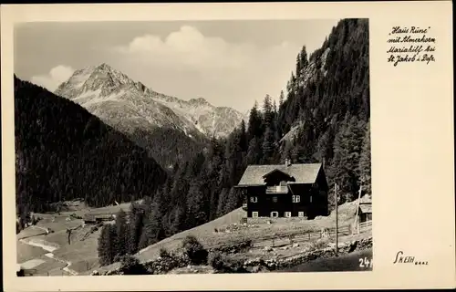 Ak St. Jakob Defreggen Tirol, Mariahilf, Haus Rune, Almerhorn