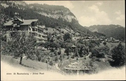 Ak Beatenberg Kanton Bern, Hotel Post