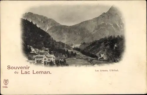 Ak Les Avants Montreux Kanton Waadt, Hotel