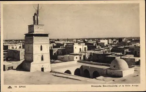 Ak Sfax Tunesien, Bou Chouicha Moschee und die Arabische Stadt
