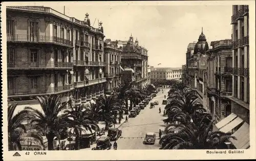 Ak Oran Algerien, Boulevard Gallieni