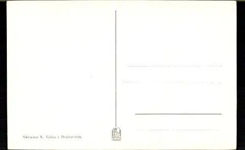 Künstler Ak Materny, V., Prachatice Prachatitz Südböhmen, Mestansky dum