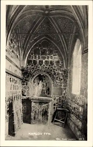 Ak Karlštejn Karlstein Mittelböhmen, Karlův Týn, Burg Karlstein