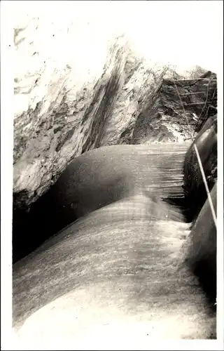 Ak Dobšiná Dobschau Slowakei, Eishöhle, Vorhang