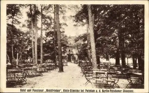 Ak Klein Glienicke Neubabelsberg Potsdam in Brandenburg, Hotel und Pension Waldfrieden