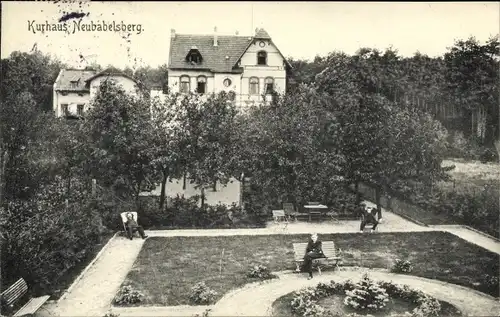 Ak Klein Glienicke Neubabelsberg Potsdam in Brandenburg, Kurhaus, Parkpartie