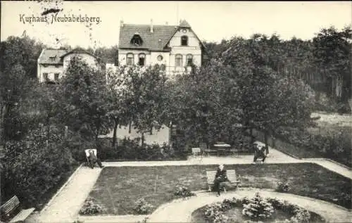 Ak Klein Glienicke Neubabelsberg Potsdam in Brandenburg, Kurhaus, Parkpartie