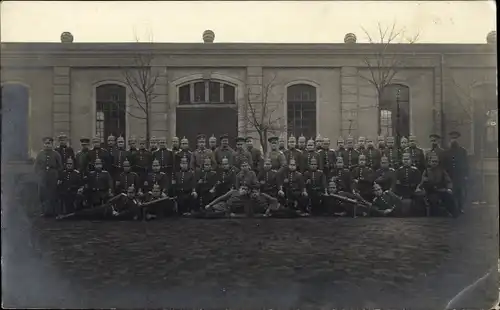 Foto Ak Potsdam in Brandenburg, Deutsche Soldaten in Uniformen, Gruppenaufnahme