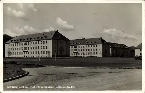 Ak Nedlitz Potsdam in Brandenburg, Artillerie Regiment 23, Hohenlohe Kaserne