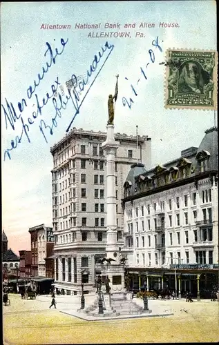 Ak Allentown Pennsylvania USA, National Bank, Allen House