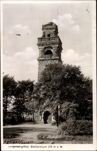 Ak Langenberg Velbert im Rheinland, Bismarckturm