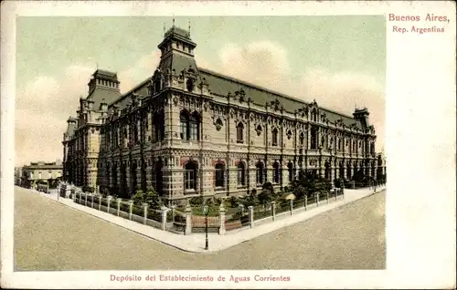 Ak Buenos Aires Argentinien, Depósito del Establecimiento de Aguas Corrientes