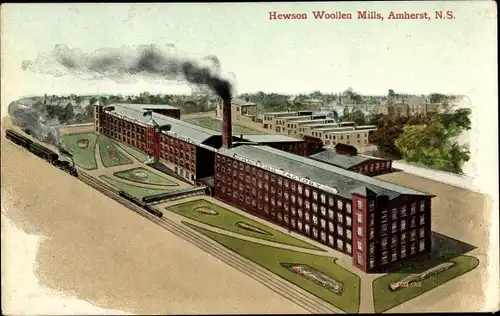 Ak Amherst Nova Scotia Kanada, Hewson Woollen Mills