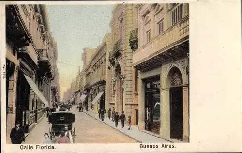 Ak Buenos Aires Argentinien, Calle Florida