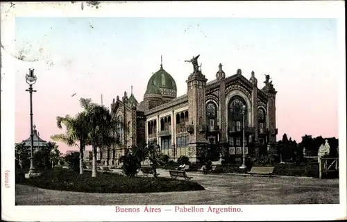 Ak Buenos Aires Argentinien, Pabellon Argentino