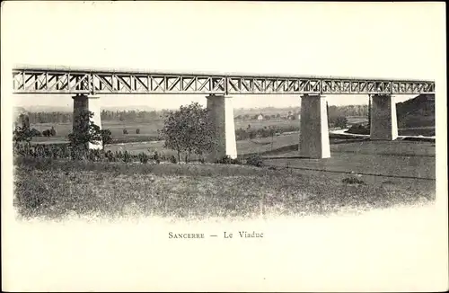 Ak Sancerre Cher, Le Viaduc