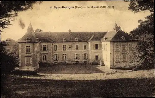 Ak Sens Beaujeu Cher, Le Chateau