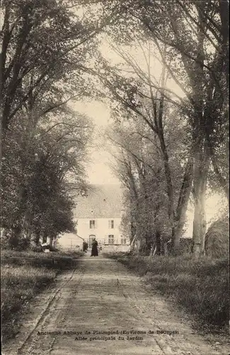 Ak Bourges Cher, Ancienne Abbaye de Plaimpied, Jardin