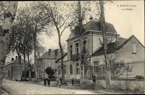 Ak Brecy Cher, La Mairie