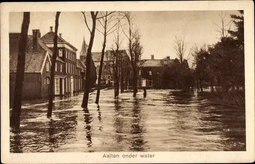 Ak Aalten Gelderland Niederlande, Hochwasser 1925-1926