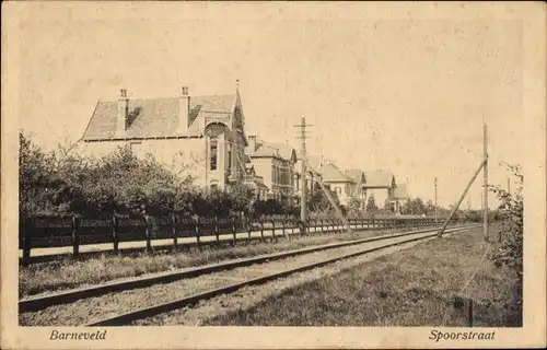 Ak Barneveld Gelderland, Spoorstraat