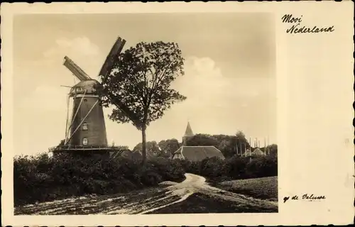 Ak Garderen Gelderland, Windmühle