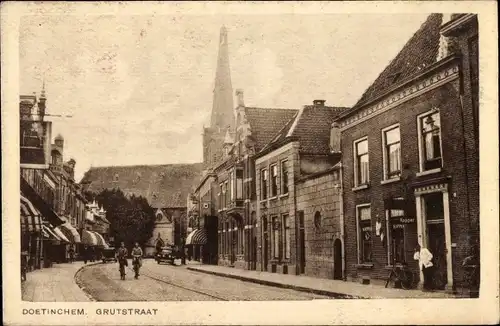 Ak Doetinchem Gelderland, Grutstraat