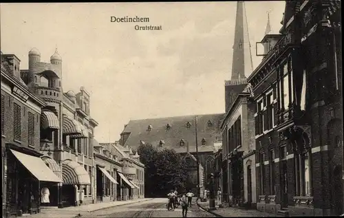 Ak Doetinchem Gelderland, Grutstraat