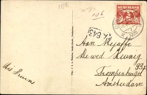 Ak Doetinchem Gelderland, Villa Angeline, Varssveldscheweg