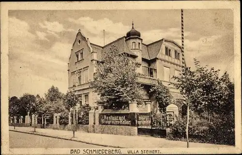 Ak Bad Schmiedeberg in der Dübener Heide, Villa Steinert, Restaurant