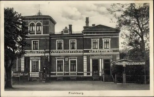 Ak Frohburg in Sachsen, Konditorei Restaurant Waldschlößchen