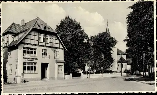 Ak Bergen in der Lüneburger Heide, Zweigstelle der Kreissparkasse Celle