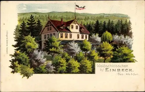 Litho Einbeck in Niedersachsen, Waldschlösschen