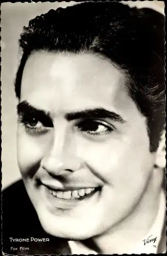 Ak Schauspieler Tyrone Power, Portrait