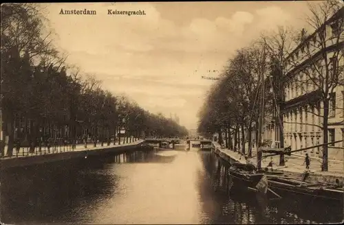 Ak Amsterdam Nordholland Niederlande, Keizersgracht