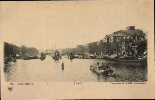 Ak Amsterdam Nordholland Niederlande, Amstel