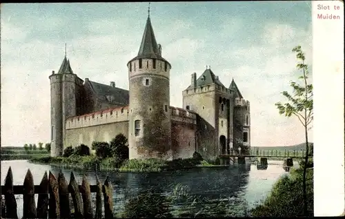 Ak Muiden Nordholland Niederlande, Schloss Muiderslot