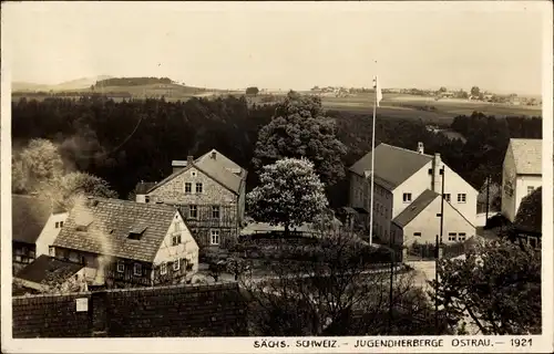 Ak Ostrau Bad Schandau in Sachsen, Ansicht der Jugendherberge