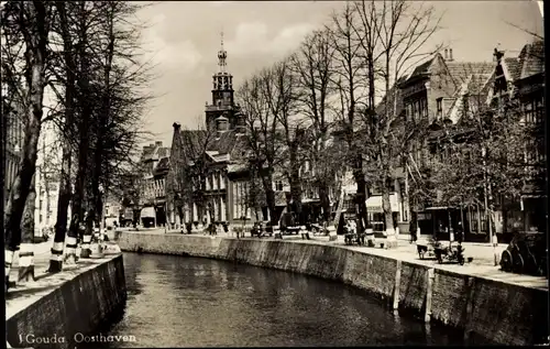 Ak Gouda Südholland Niederlande, Oosthaven